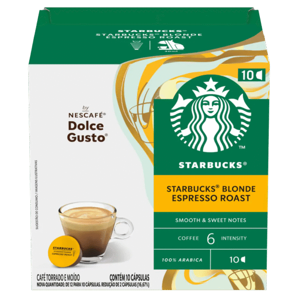 STARBUCKS BLONDE ESPRESSO ROAST 10 CÁPSULAS
