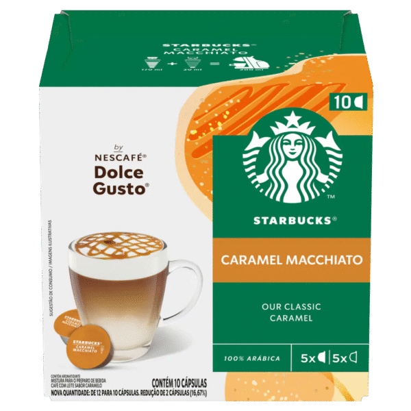 STARBUCKS CARAMEL MACCHIATO 10 CÁPSULAS