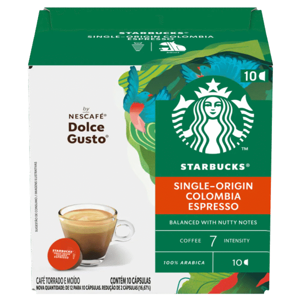 STARBUCKS ESPRESSO COLOMBIA 10 CÁPSULAS