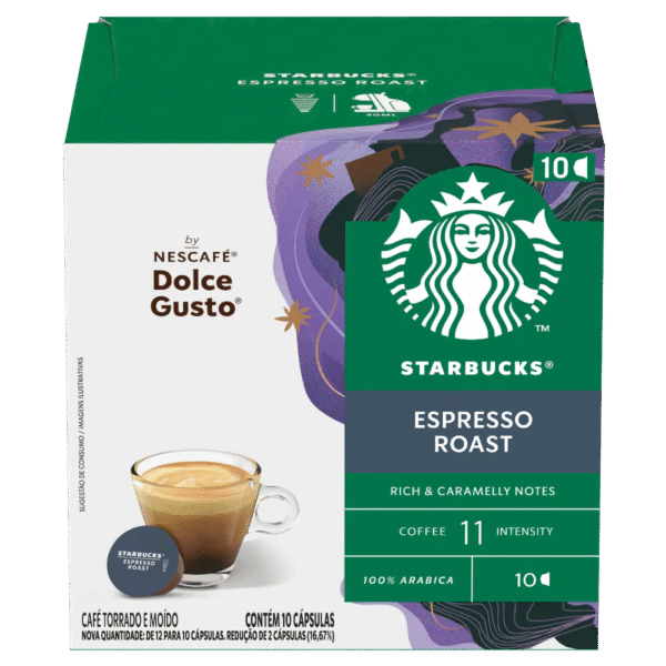 STARBUCKS ESPRESSO ROAST 10 CÁPSULAS