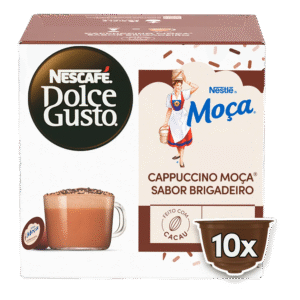 CAPPUCCINO MOÇA SABOR BRIGADEIRO 10 CÁPSULAS