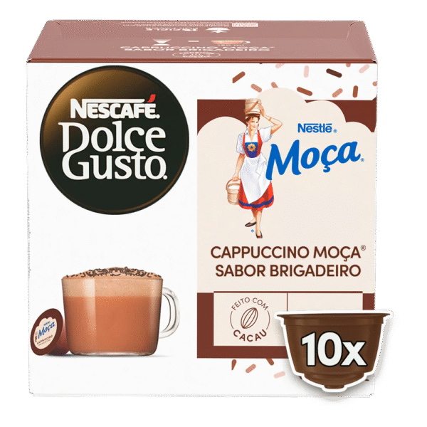 CAPPUCCINO MOÇA SABOR BRIGADEIRO 10 CÁPSULAS