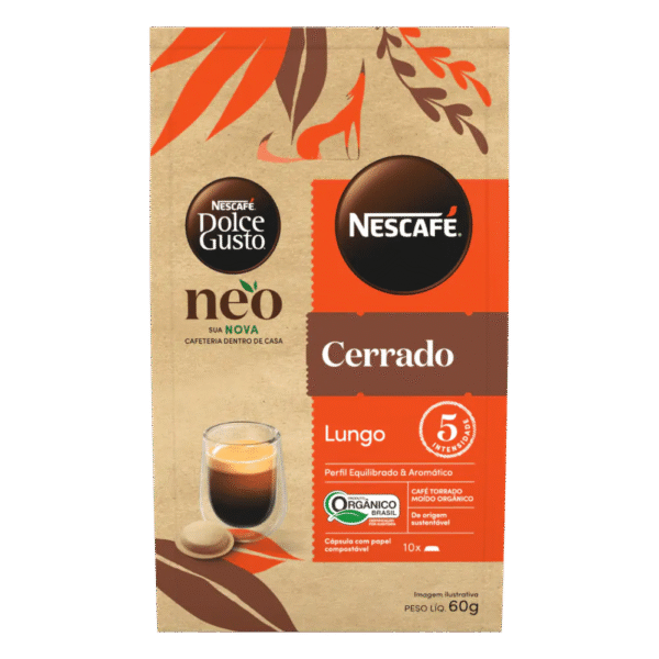 NEO Lungo Cerrado Orgânico 10 Cápsulas