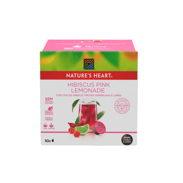 NATURE'S HEART HIBISCUS PINK LEMONADE 10 CÁPSULAS